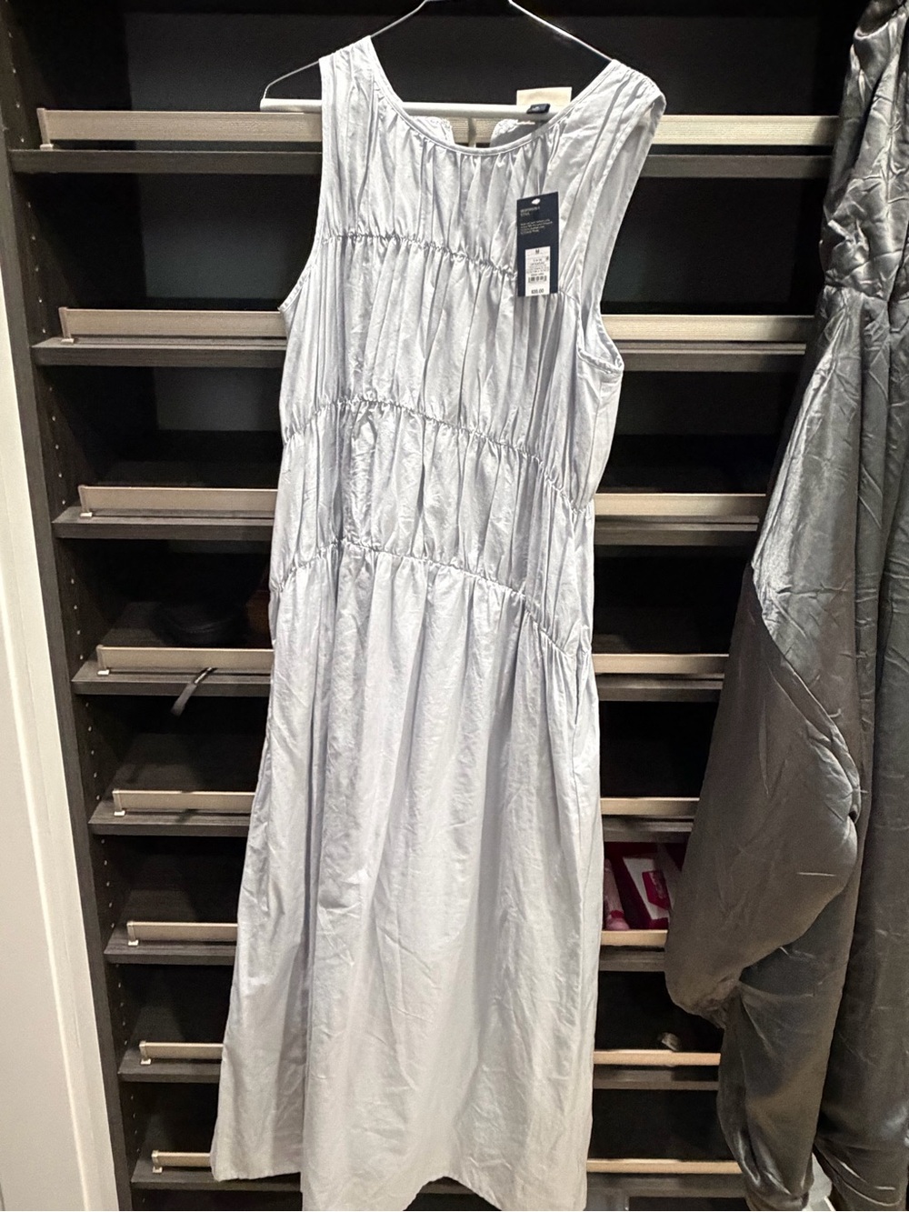 Universal Thread Sleeveless Light Blue Gathered Dress